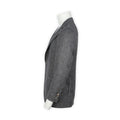 Blazer - Herringbone Wool Tailored By Hand Finished Sleeves