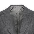 Blazer - Herringbone Wool Tailored By Hand Finished Sleeves