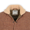 Bodywarmer - Houndstooth Fleece Wool Padded Shearling Collar