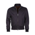 Bomber Jacket - Cashmere & Nylon Double Face Zipped
