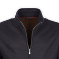 Bomber Jacket - Cashmere & Nylon Double Face Zipped