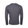 T-Shirt - Cotton & Cashmere Crew Neck Long Sleeves