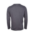 T-Shirt - Tunisian Cotton & Cashmere Crew Neck Three Buttons Long Sleeves