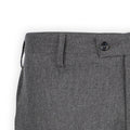 Two-Piece Suit - Plain Wool, Nylon, Cashmere Stretch Unfinished Sleeves
