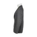 Two-Piece Suit - Plain Wool, Nylon, Cashmere Stretch Unfinished Sleeves