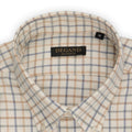 Winter Shirt - Checkered Cotton & Cashmere Single Cuff + Breast Pocket