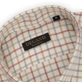 Winter Shirt - Checkered Cotton & Cashmere Single Cuff + Breast Pocket