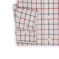 Shirt - Checkered Cotton Single Cuff