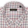 Shirt - Checkered Cotton Single Cuff