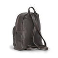 Backpack - Grained Leather With Silver Details Small