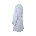 Dressing Gown - Striped Seersucker Cotton Stretch For Women
