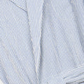 Dressing Gown - Striped Seersucker Cotton Stretch For Women