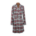 Dressing Gown - Checkered Cotton For Women