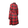 Dressing Gown - Checkered Wool For Women