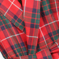 Dressing Gown - Checkered Wool For Women