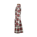 Dressing Gown - Checkered Wool For Women