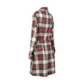 Dressing Gown - Checkered Wool For Women
