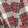 Dressing Gown - Checkered Wool For Women
