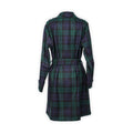 Dressing Gown - Checkered Wool For Women