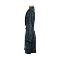 Dressing Gown - Checkered Wool For Women