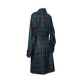 Dressing Gown - Checkered Wool For Women