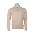Sweater - Cashmere Shirt Collar 3 Buttons