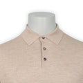 Sweater - Cashmere Shirt Collar 3 Buttons