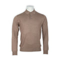 Sweater - Cashmere Shirt Collar 3 Buttons