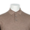 Sweater - Cashmere Shirt Collar 3 Buttons
