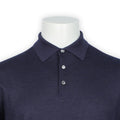 Sweater - Cashmere Shirt Collar 3 Buttons