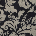 Scarf - Leaves Print Fringes Wool