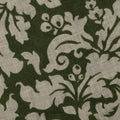 Scarf - Leaves Print Fringes Wool