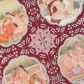 Pocket Square - Kamasutra Scenes Silk