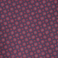 Pocket Square - Double Face Flowers & Circles Silk