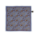 Pocket Square - Double Face Hunting Africa & Circles Silk