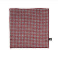 Pocket Square - Double Face Hunting Africa & Circles Silk