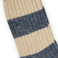 Socks - Striped Merino, Cashmere, Silk & Cotton Short