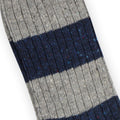Socks - Striped Merino, Cashmere, Silk & Cotton Short