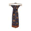 Scarf - Double Face Foliage & Flowers Wool