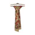 Scarf - Double Face Paisley & Flowers Wool