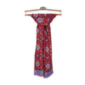 Scarf - Double Face Foliage & Flowers Wool