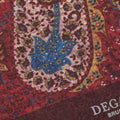 Scarf - Double Face Paisley & Flowers Wool