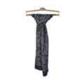 Scarf - Double Face Paisley & Flowers Wool