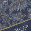 Scarf - Double Face Paisley & Flowers Wool