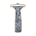 Scarf - Double Face Paisley & Flowers Wool