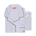 Pajama - Striped Cotton Shirt + Pants