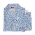 Pajama - Foliages Pattern Cotton Shirt + Pants