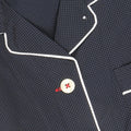 Pajama - Small Dots Pattern Cotton Shirt + Pants
