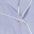 Pajama - Double Lines Pattern Cotton Shirt + Pants