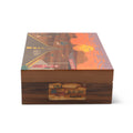 Cigar Humidor - "Route 66" 110 Cigars Sycamore